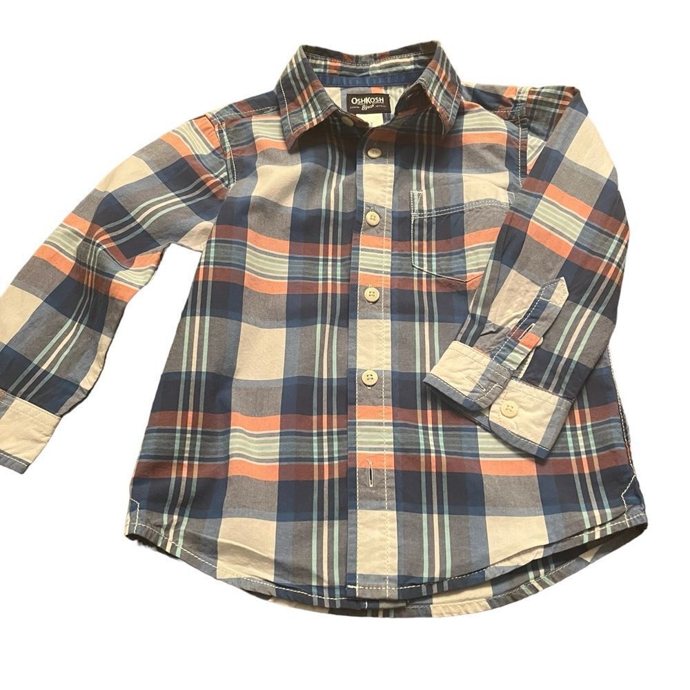 OSHKOSH BOYS PLAID SHIRT SIZE 3T